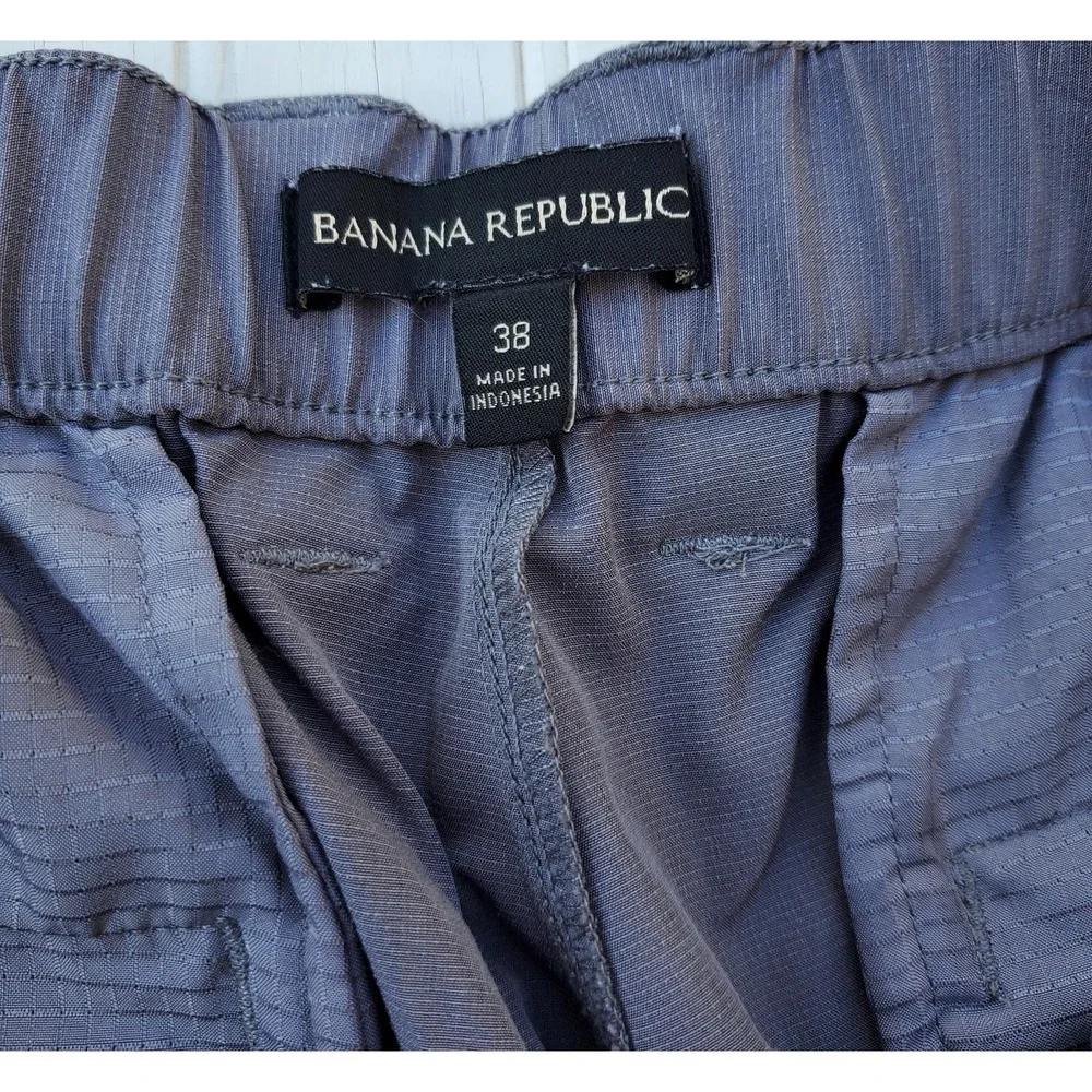 Banana‎ Republic Mens Golf Shorts Size 38 Gray Quick-Dry Active Flex Hiking Camp